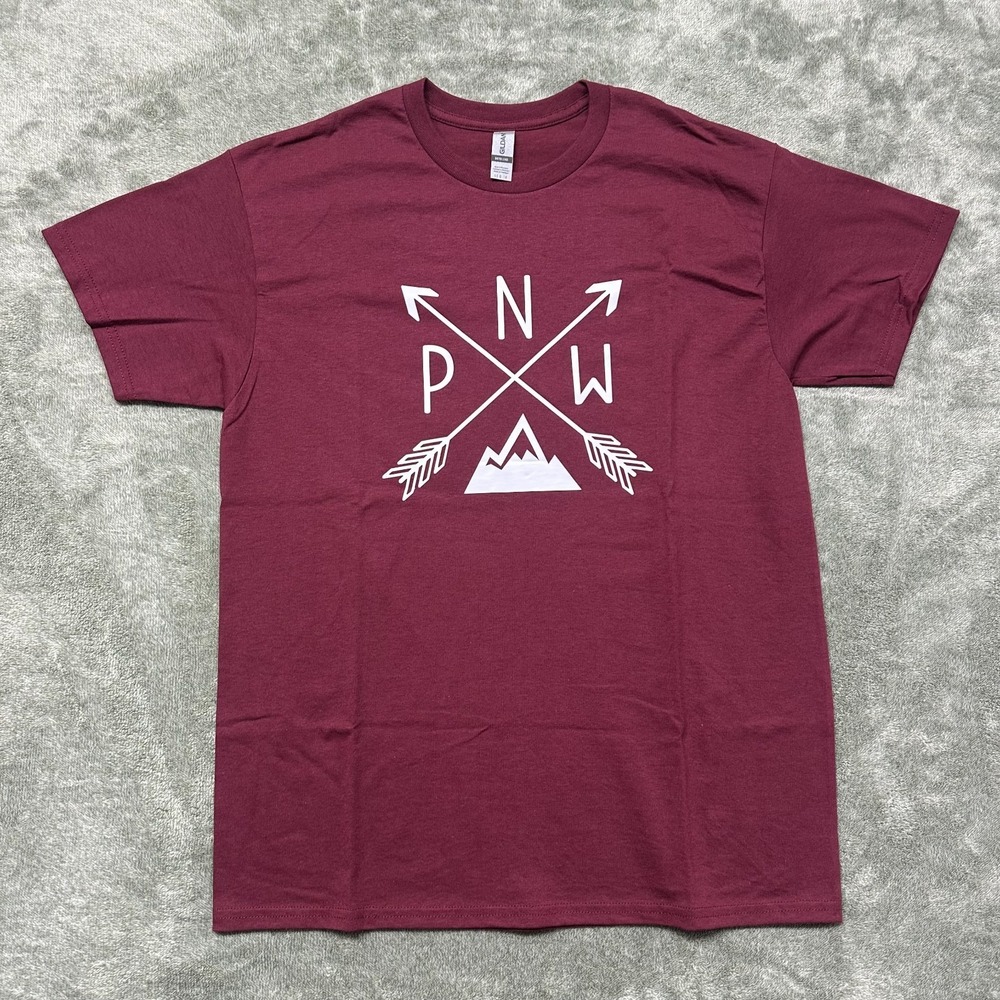 PNW - Pacific Northwest - Outdoors- Graphic T-shirt - Size Large - Unisex